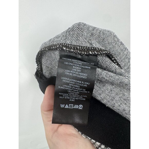 Maeve Anthropologie Plaid Flare Pull On Pants Women XS Grey Retro Y2K Western - Picture 6 of 9